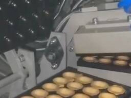 Complex automat pentru coacerea fursecurilor umplute în formă de nucă Nucă rotundă (RLF)