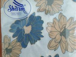 Șervețele de hârtie 33x33 TM „Sharm”, flori