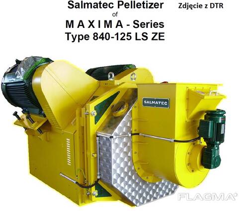 Granulator presa peleti Salmatec Maxima 840 - 4,5 t/h