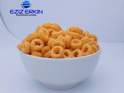 Кукурузные колечки со вкусом апельсина