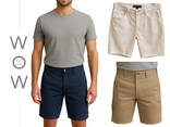 Men's cotton shorts for the summer of '25 - фото 1