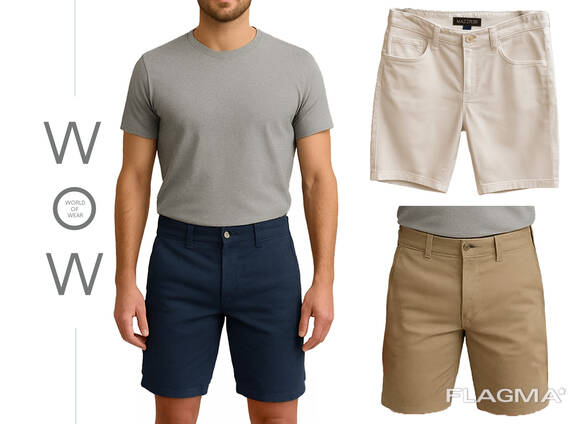 Men's cotton shorts for the summer of '25