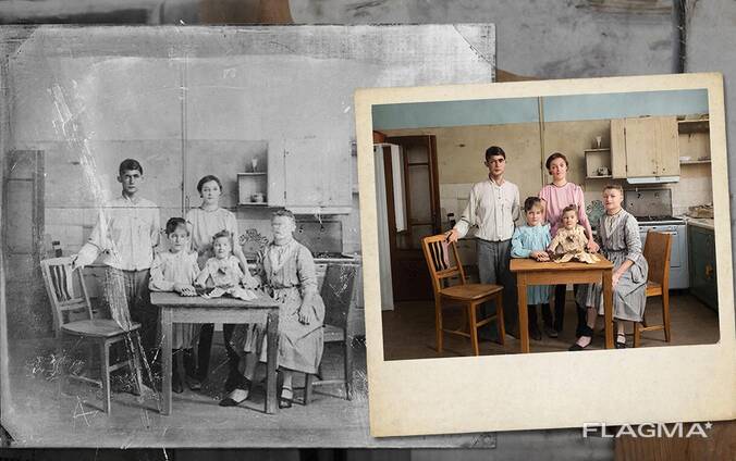 Восстановление, окрашивание и оживление старых фотографий
